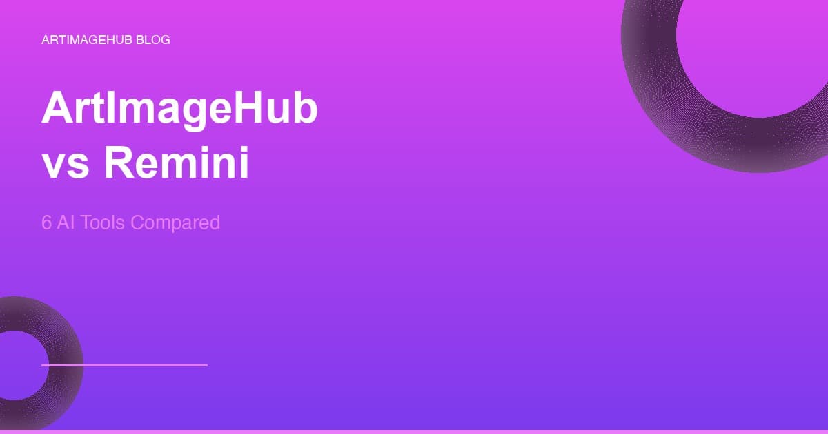 ArtImageHub vs Remini: 100 Photo Test Shows Which AI Tool Wins