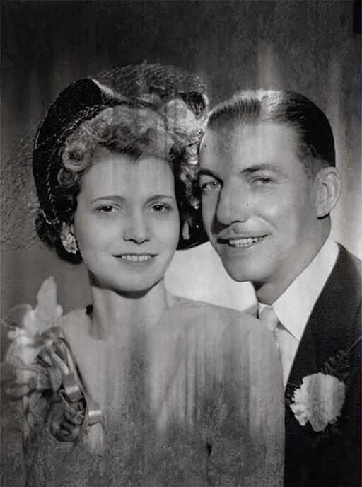 Yellowed family snapshot before AI photo restoration